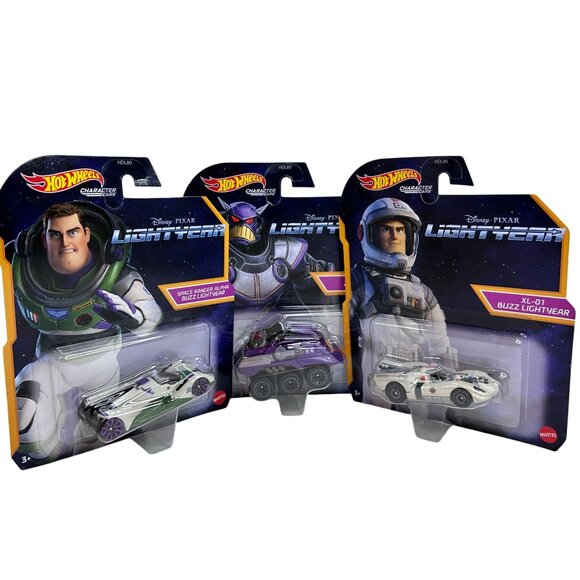Hot Wheels Disney Pixar Lightyear 3 Character Cars Buzz Lightyear & Zurg NEW - Picture 11 of 16